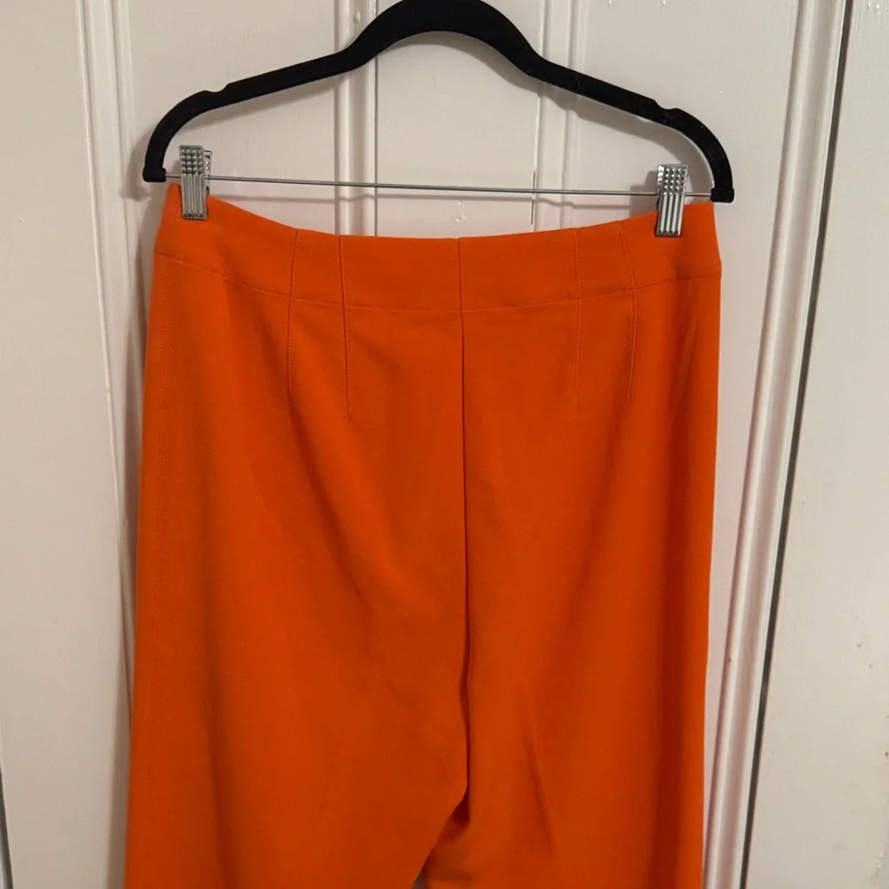 Ann Taylor Bright Orange Cropped Pants - Picture 3 of 3
